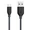 کابل تبدیل USB به microUSB انکر مدل A8134 PowerLine طول 3 متر